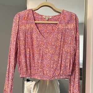 Billabong Cropped Floral Top